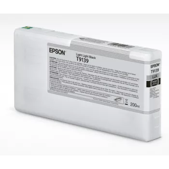   EPSON T9139 EREDETI TINTAPATRON / INK CARTRIDGE VILÁGOS VILÁGOS FEKETE / BLACK 200ml