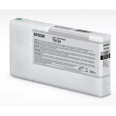 EPSON T9139 EREDETI TINTAPATRON / INK CARTRIDGE VILÁGOS VILÁGOS FEKETE / BLACK 200ml