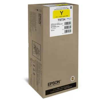   Epson T9734 EREDETI TINTAPATRON / INK CARTRIDGE Sárga / Yellow  - 22000 oldalas