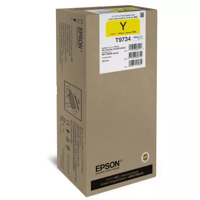 Epson T9734 EREDETI TINTAPATRON / INK CARTRIDGE Sárga / Yellow  - 22000 oldalas