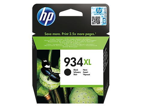 HP Nr.934XL (C2P23AE) eredeti fekete tintapatron, ~1000 oldal