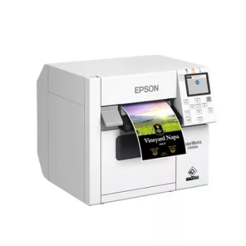   Epson C4000e (mk) Színes Címkenyomtató►(Színes, Tintasugaras, csak nyomtat,  Hálózatos,)