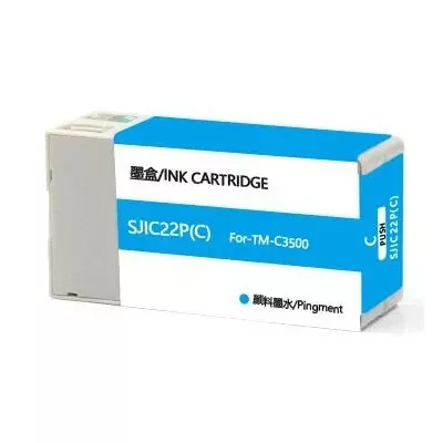 Utángyártott EPSON C3500 Tintapatron cián - 32,5 ml