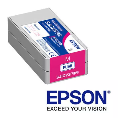 EPSON SJIC22P(M) C3500 EREDETI TINTAPATRON / INK CARTRIDGE Magenta 32,5ml