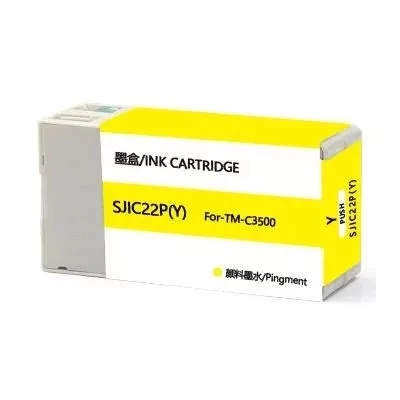 Utángyártott EPSON C3500 Tintapatron sárga - 32,5ml