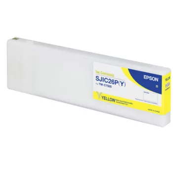   EPSON SJIC26P(Y) C7500 EREDETI TINTAPATRON / INK CARTRIDGE SÁRGA / YELLOW 294,3ml