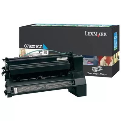 Lexmark C782/X782e Extra High Return Toner Cyan 15K (Eredeti) C782X1CG ► Legális! ◄
