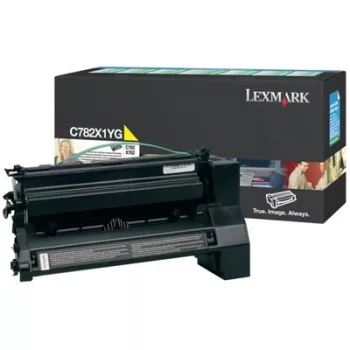   Lexmark C782/X782e Extra High Return Toner Yellow 15K (Eredeti) C782X1YG ► Legális! ◄