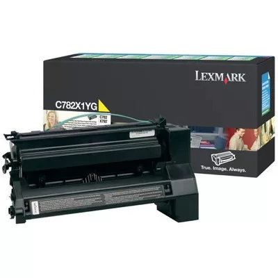 Lexmark C782/X782e Extra High Return Toner Yellow 15K (Eredeti) C782X1YG ► Legális! ◄