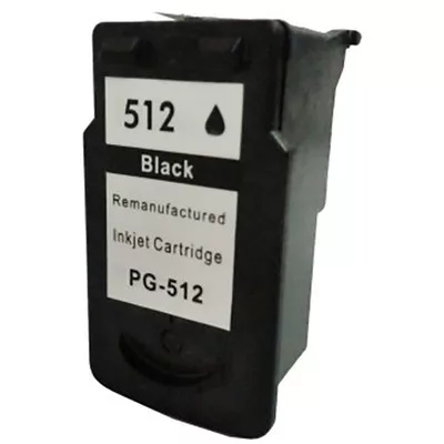 Canon -hoz PG-512 fekete utángyártott TINTAPATRON / INK CARTRIDGE, ~400 oldal (pg512)