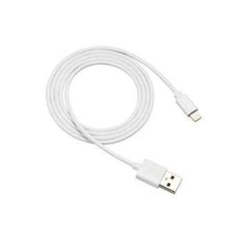   USB kábel, USB - Lightning (Apple), 1m, CANYON "MFI-1", fehér