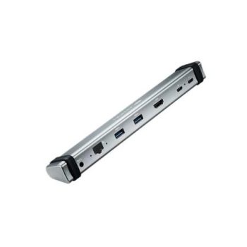   USB elosztó-HUB/dokkoló, USB-C/USB 3.0/HDMI/Ethernet/audio, CANYON "DS-6"