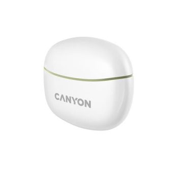   Fülhallgató, TWS vezeték nélküli, Bluetooth 5.3, CANYON "TWS-5", zöld