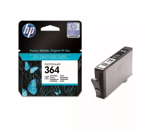 HP Nr.364 (CB317EE) eredeti fotó fekete tintapatron, ~130 oldal