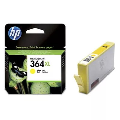 HP Nr.364XL (CB325EE) eredeti sárga TINTAPATRON / INK CARTRIDGE, ~750 oldal (Leértékelt! Részletek a leírásban.)