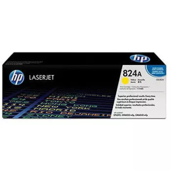   HP CB382A (824A) sárga eredeti tonerkazetta (≈21000 oldal) ► Legális! ◄