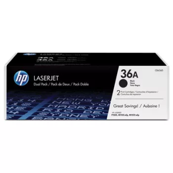   HP CB436AD Toner FEKETE / BLACK 2*2.000 oldal kapacitás No.36A ► Legális! ◄