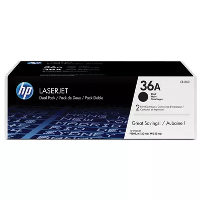 HP CB436AD Toner FEKETE / BLACK 2*2.000 oldal kapacitás No.36A ► Legális! ◄