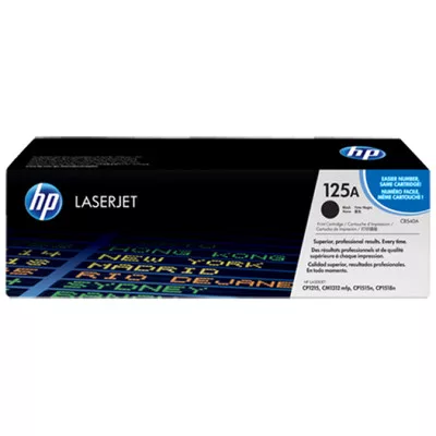 HP CB540A Toner FEKETE / BLACK 2.200 oldal kapacitás No.125A ► Legális! ◄