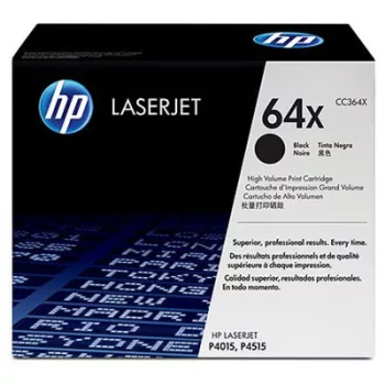   HP CC364X (64X) fekete eredeti tonerkazetta (≈24000 oldal) ► Legális! ◄