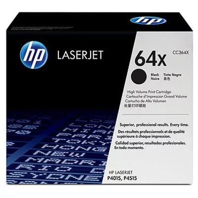 HP CC364X (64X) fekete eredeti tonerkazetta (≈24000 oldal) ► Legális! ◄