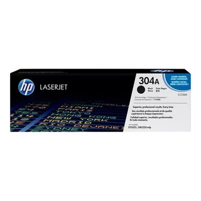 HP CC530A (304A) fekete eredeti tonerkazetta (≈3500 oldal) ► Legális! ◄