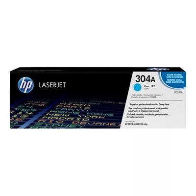 HP CC531A (304A) cián eredeti tonerkazetta (≈2800 oldal) ► Legális! ◄