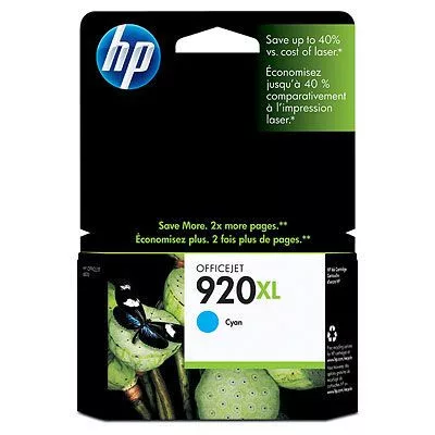 HP Nr.920XL (CD972AE) eredeti cián TINTAPATRON / INK CARTRIDGE, ~700 oldal ( HP920XL )