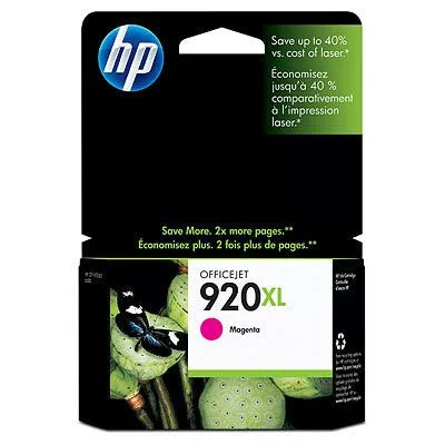 HP Nr.920XL (CD973AE) eredeti magenta TINTAPATRON / INK CARTRIDGE, ~700 oldal ( HP920XL )