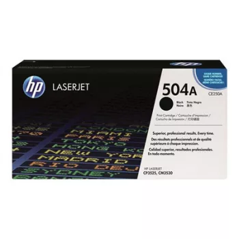   HP CE250A (504A) fekete eredeti tonerkazetta (≈5000 oldal) ► Legális! ◄