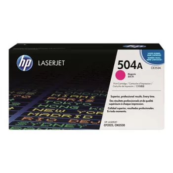   HP CE253A (504A) magenta eredeti tonerkazetta (≈7000 oldal) ► Legális! ◄