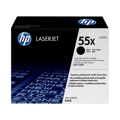 HP CE255X Toner FEKETE / BLACK 12.500 oldal kapacitás No.55X ► Legális! ◄