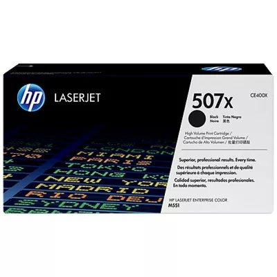 HP CE400X Toner FEKETE / BLACK 11.000 oldal kapacitás No.507X ► Legális! ◄