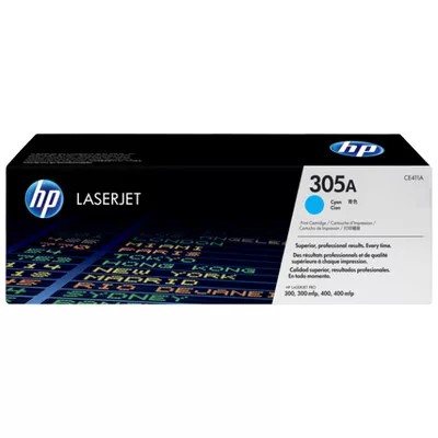 HP CE411A Toner CIÁN / CYAN 2.600 oldal kapacitás No.305A ► Legális! ◄