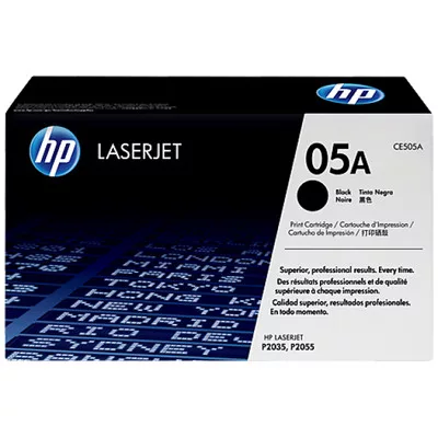 HP CE505A Toner FEKETE / BLACK 2.300 oldal kapacitás No.05A ► Legális forrásból ► Legális! ◄
