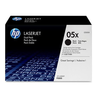 HP CE505XD (05X) fekete eredeti tonerkazetta (≈2x6500 oldal)