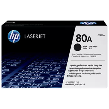   HP CF280A Toner FEKETE / BLACK 2.560 oldal kapacitás No.80A ► Legális! ◄