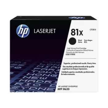   HP CF281X Toner fekete 25.000 oldal kapacitás No.81X ► Legális! ◄