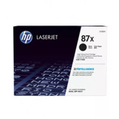 HP CF287X Toner FEKETE / BLACK 18.000 oldal kapacitás No.87X