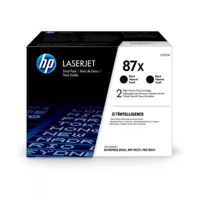 HP CF287XD Toner fekete 2*18.000 oldal kapacitás No.87X ► Legális! ◄