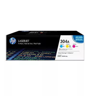 HP CF372AM (304A) színes eredeti tonerkazetta multipakk (≈3x2800 oldal) ► Legális! ◄