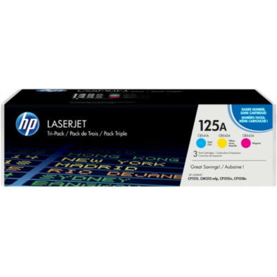 HP CF373AM (125A) színes eredeti toner multipakk (≈3x1400 oldal)