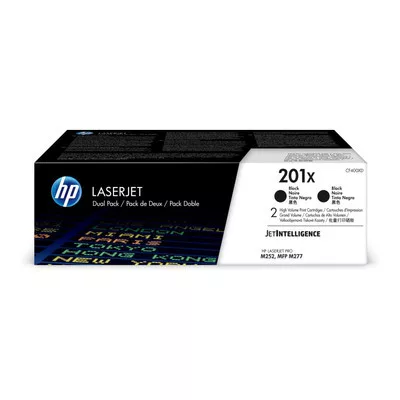 HP CF400XD Toner Black 2*2.800 oldal kapacitás No.201X ► Legális! ◄