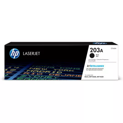 HP CF540A EREDETI Toner FEKETE / BLACK 1.400 oldal kapacitás No.203A  ► Legális forrásból ► Legális! ◄