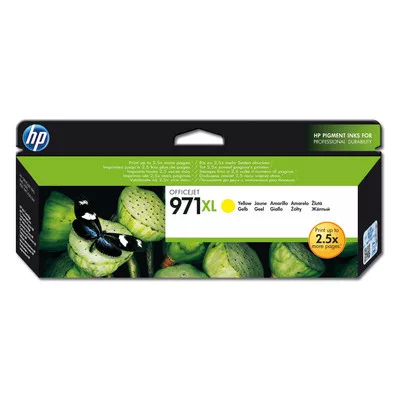 HP CN628AE Tintapatron sárga 6.600 oldal kapacitás No.971XL ► Legális! ◄