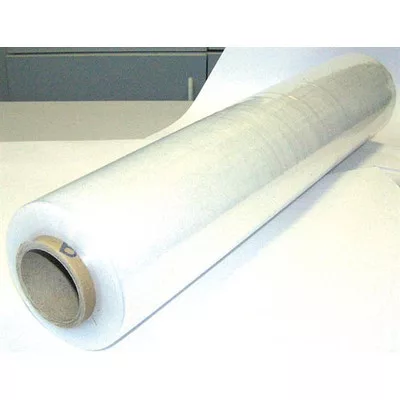 Kézi nyújtható fólia, átlátszó, 0,5m x 220m 1 tek