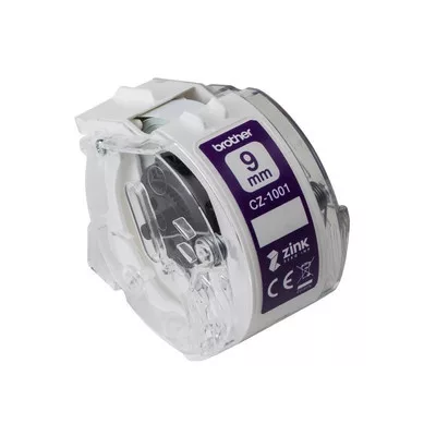 Brother CZ-1001 9 mm x 5 m öntapadós színes szalagkazetta - VC-500 címkenyomtatóhoz
