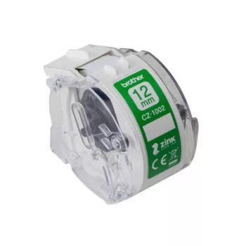   Brother CZ-1002 12 mm x 5 m öntapadós színes szalagkazetta - VC-500 címkenyomtatóhoz