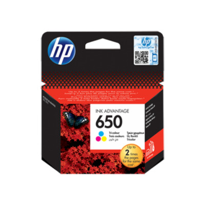 HP CZ102AE Tintapatron Color 200 oldal kapacitás No.650 Akciós