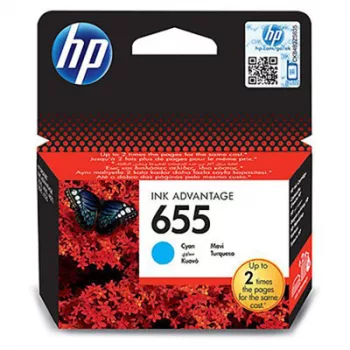   HP Nr.655 (CZ110AE) eredeti cián TINTAPATRON / INK CARTRIDGE, ~600 oldal